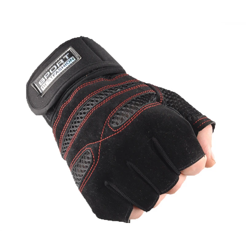1 пара эластичных перчаток для спортзала тяжелые спортивные перчатки для занятий тяжелой атлетикой для тренировки, бодибилдинга Спортивные Перчатки для фитнеса