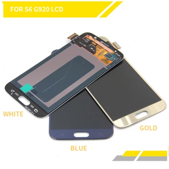 

For SAMSUNG Galaxy S6 G920 G920F LCD Display Touch Screen Digitizer Assembly Replacement white