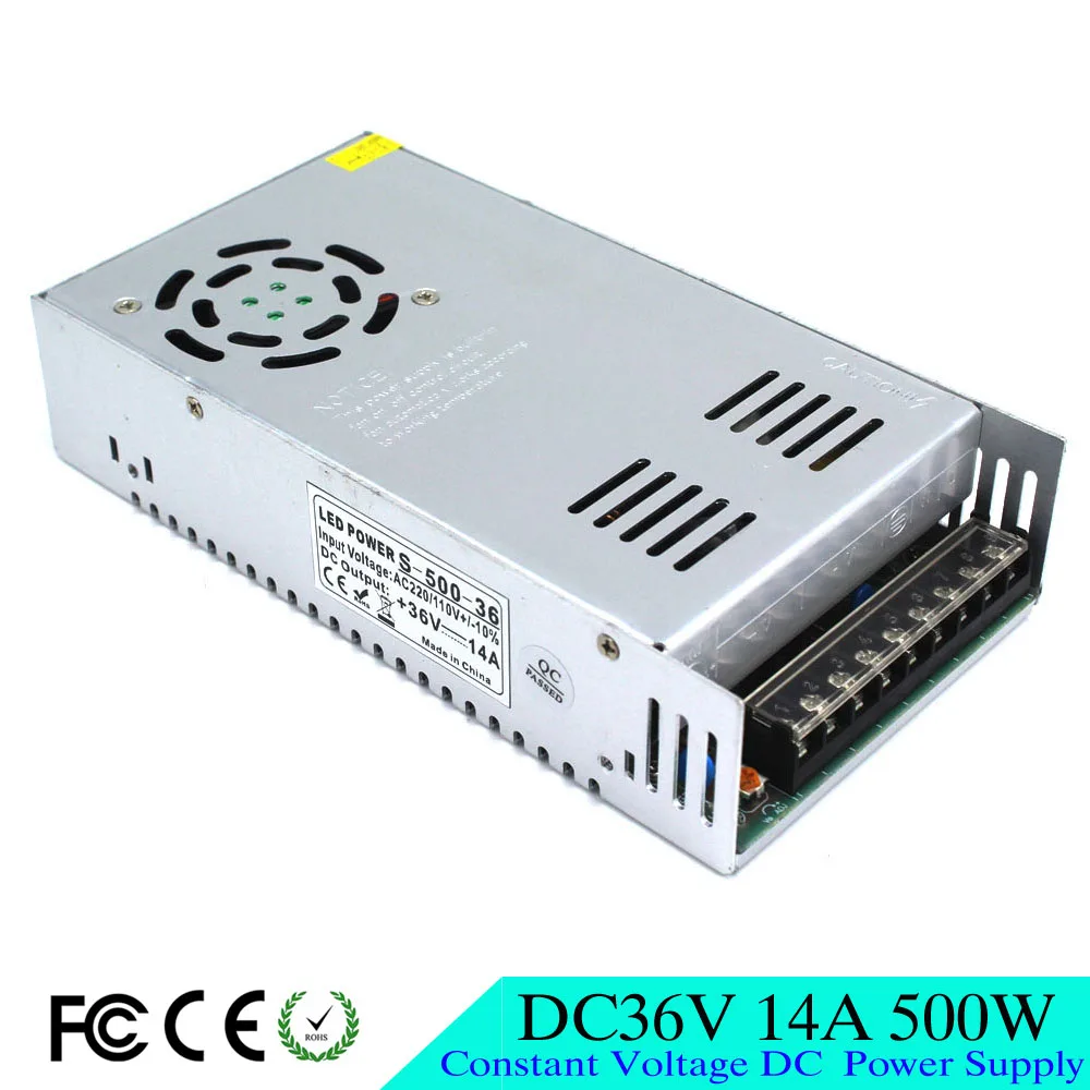 Небольшой Объем Одного выхода 12 в 13 8 В 24 250 Вт источник питания DC12V DC13.8V DC24V DC36V DC48V 500