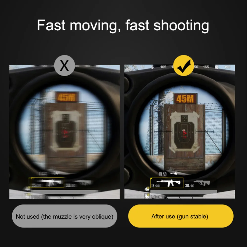  Pubg Game Gamepad Trigger Controller Mobile Case for IPhone X XS 7 8 6 6S Plus Phone Gaming Free Fi