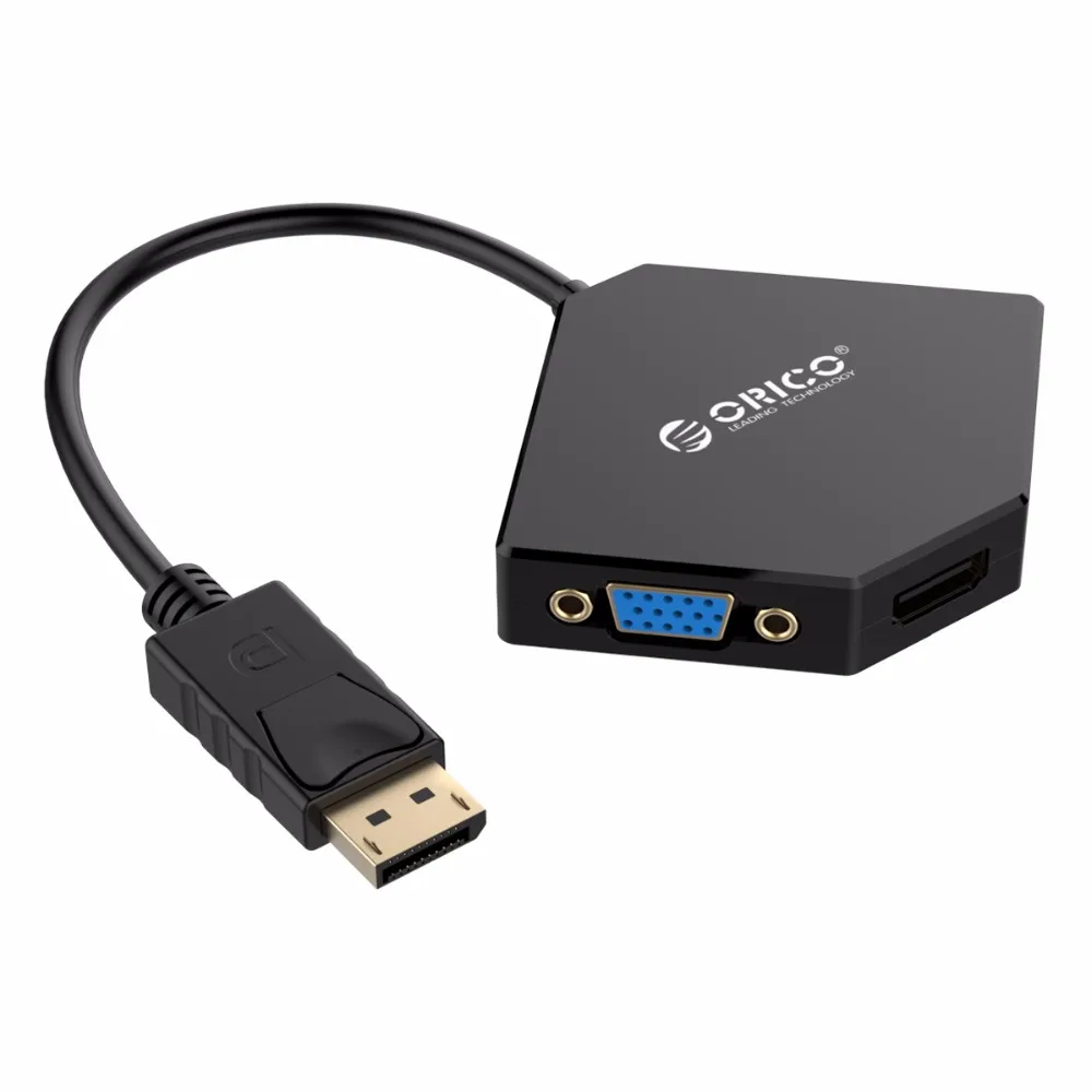 ORICO DP к HDMI DVI VGA адаптер кабелю Thunderbolt порт дисплея для Apple MacBook Air Pro IMac Mac(DPT HDV3)|dp to
