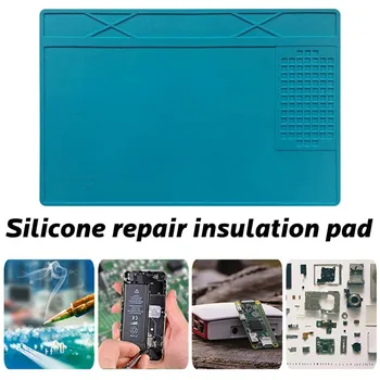 

1PC Heat-resistant BGA Soldering Station Soldering Pad Silicone insulation pad Repair Tools Maintenance Platform Desk Mat