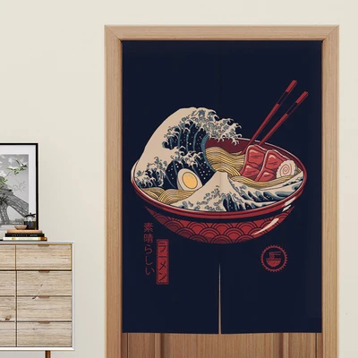 Japanese Style Decorative Door Curtain, Fabric Cloth, Home Screens Partition, Restaurant Curtains, Wall Decoration 3