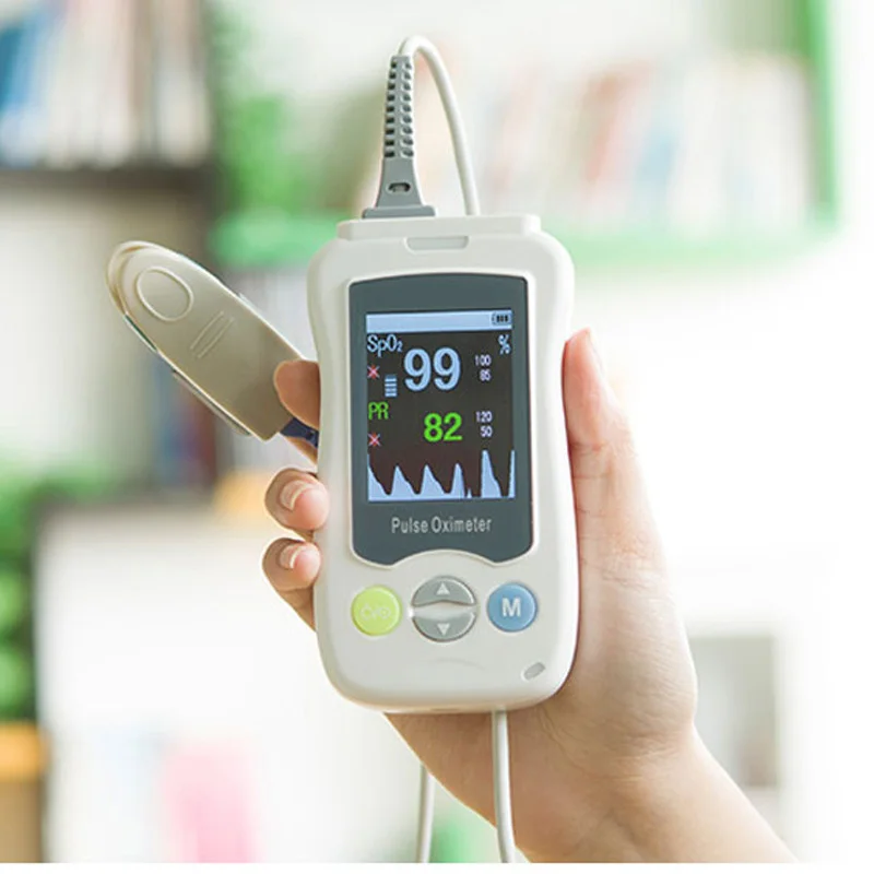 

Medical adult children newborn hand-held pulse oximeter pediatric blood oxygen monitor SPO2 PR health care real-time Suitable fo
