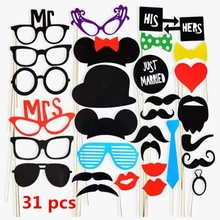 31Pcs font b Photo b font font b Booth b font Colorful Fun Lip font b