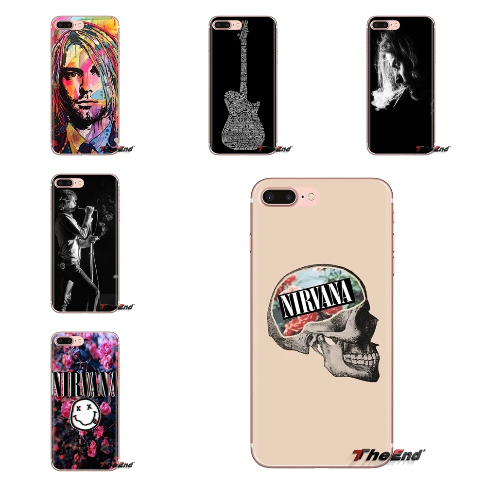 

For Huawei Mate Honor 4C 5C 5X 6X 7 7A 7C 8 9 10 8C 8X 20 Lite Pro Soft Transparent Cases Covers Nirvana Kurt Cobain