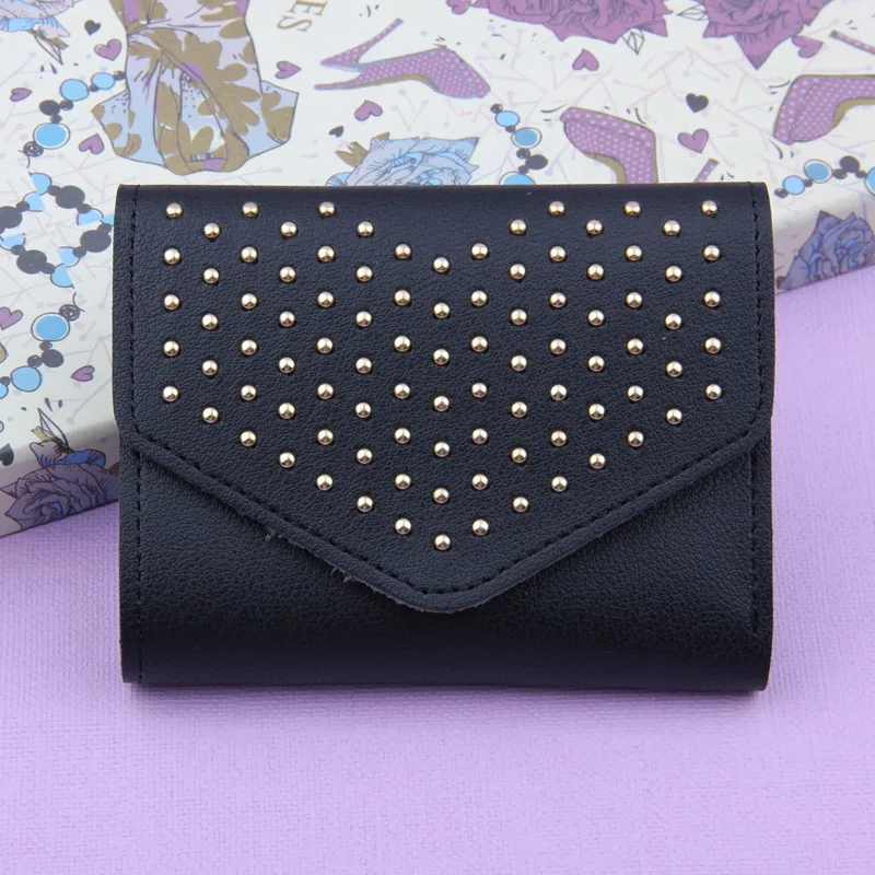 

Foofum Brand Vintage Pu Leather Women Short Wallets Small Wallet Coin Pocket Card Holder Female Purses Clip Money Bag
