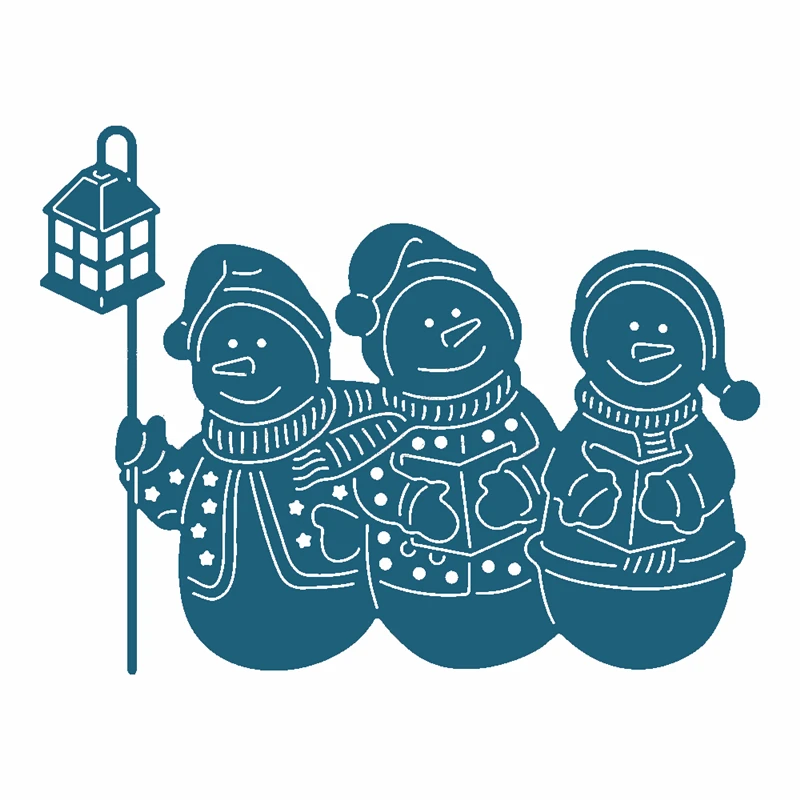 

DiyArts Snowman Craft Die Metal Cutting Dies Winter DIY New Scrapbooking for Card Embossing Paper Template Stencil Cut