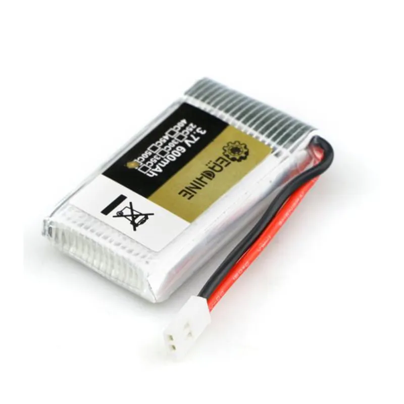 5X Eachine 3,7 V 1S 600 мА/ч, 50C Lipo Батарея для Eachine QX90 QX95 QX80 QX70 FB90 QX100 EX105 EX110 RC DIY Сделай Сам квадролет с дистанционным управлением с видом от первого лица Квадрокоптер