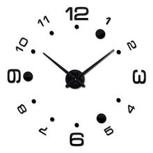 Новые горячие Акриловые зеркальные настенные часы ограничено по времени настенные часы домашние декоративные horloge Мураль круг короткие наклейки для гостиной
