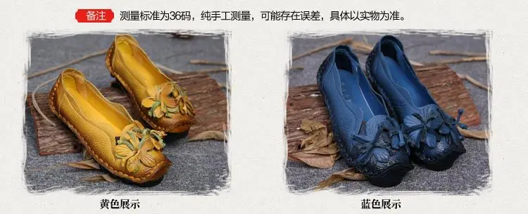 Женская обувь из натуральной кожи ручной работы; обувь в горошек; кожаная обувь на плоской мягкой подошве; ZXW-589