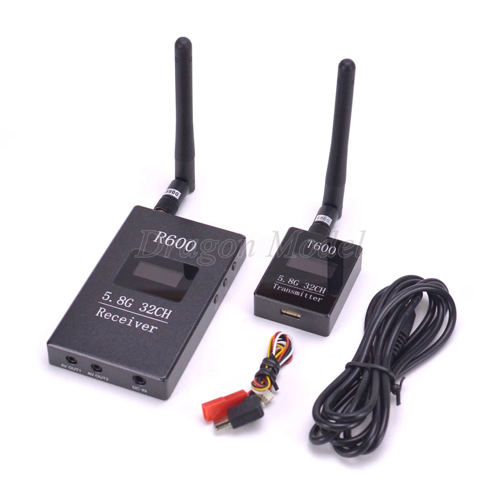 

Skyzone 5.8G R600 OLED Display 32CH Receiver & T600 600mW 32CH audio and video A/V Transmitter For FPV Quadcopter Racing Drone