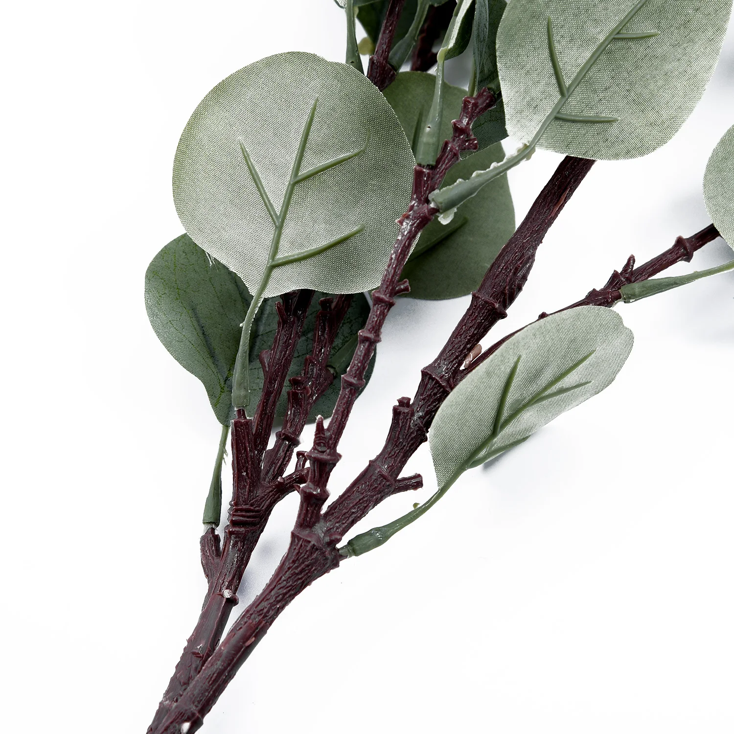 new Artificial Eucalyptus Plants Plastic Green Fake Eucalyptus For Flower arrangement Natural Artificial plants Home Decor