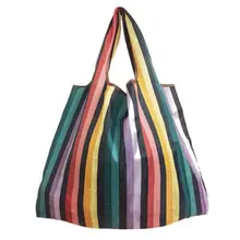 Экологичная Большая складная сумка для продуктов, сверхпрочная моющаяся хозяйственная сумка