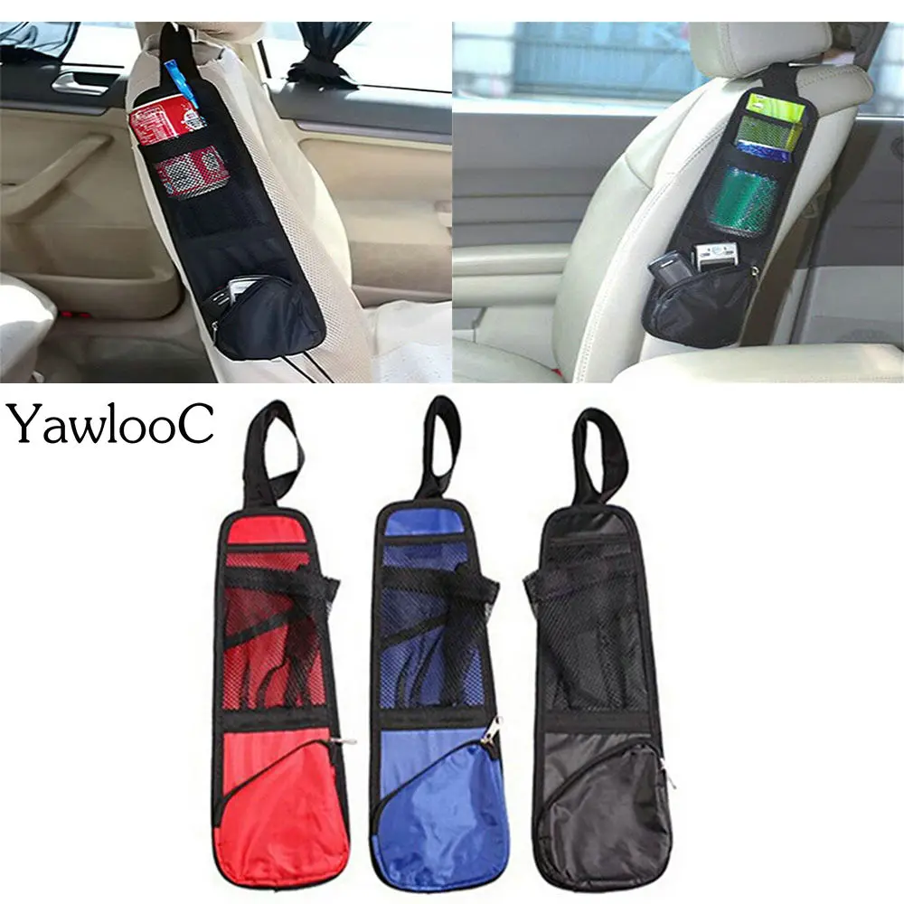 

Car Auto Seat Side Multi Pocket Organizer Holder Travel Storage Hanging Bag Phone Drink Container Car Seat Pocket