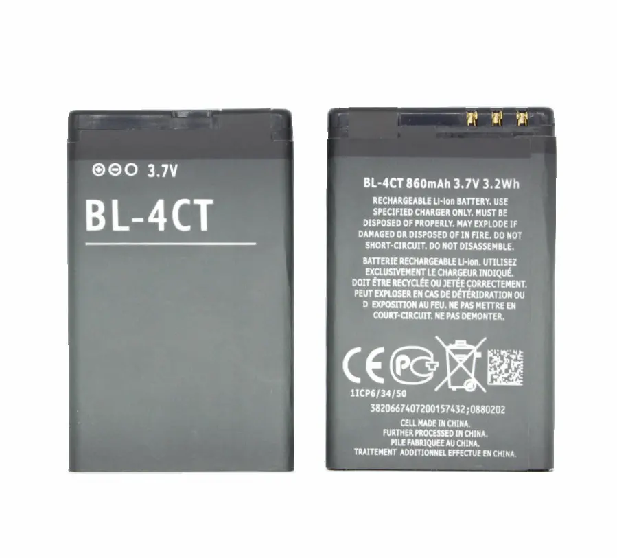 1x 860mAh Battery BL-4CT BL4CT BL 4CT For Nokia 5310 6700S X3 X3