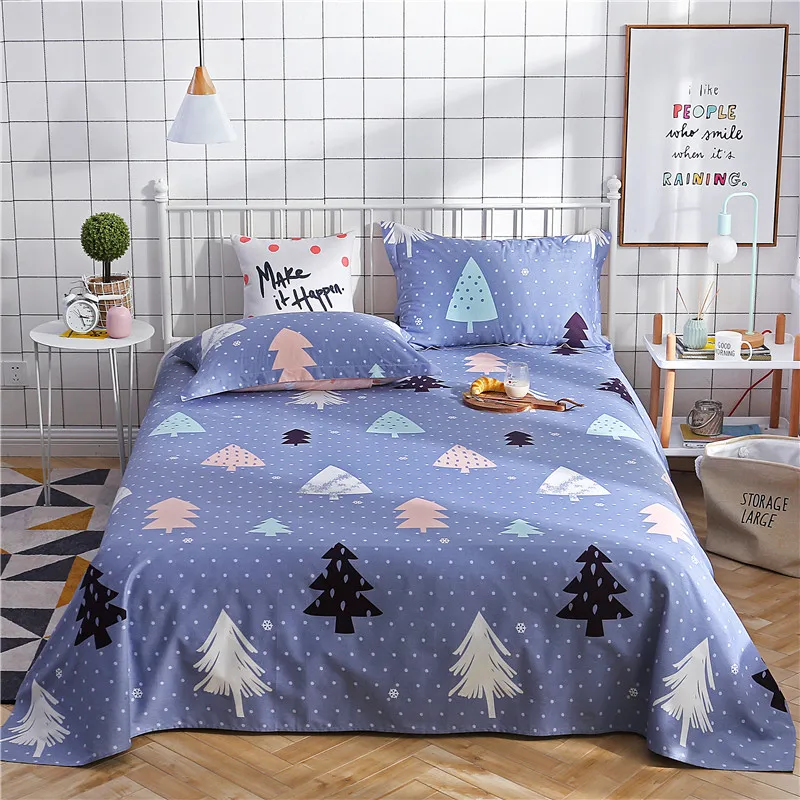 100%-Cotton-Flat-Sheet-3-Pieces-Modern-Forest-Printing-Sheet-Set-Twin-Full-Queen-King-Size-Bed-Sheets-Single-Double-Bed-Linen-3
