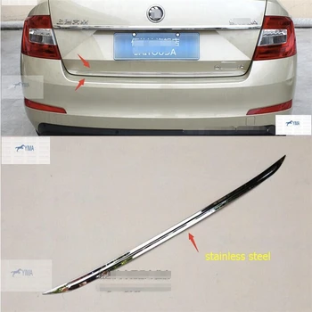 

Lapetus Car Styling Rear Trunk Cover Tailgate Trim Door Handle Molding Boot Garnish Bezel For Skoda Octavia MK3 A7 2015 - 2017