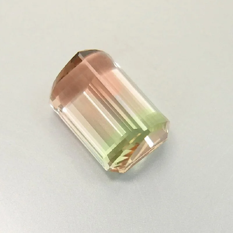 11 85 карат натуральный желто-зеленый двухцветный арбуз турмалин loosegemstone мерцающий