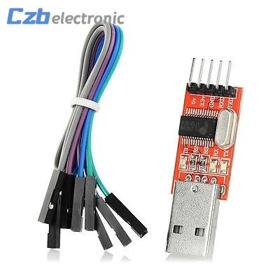 USB 2.0 to TTL UART 5PIN Module Serial Converter CP2102 STC PRGMR Free cable 