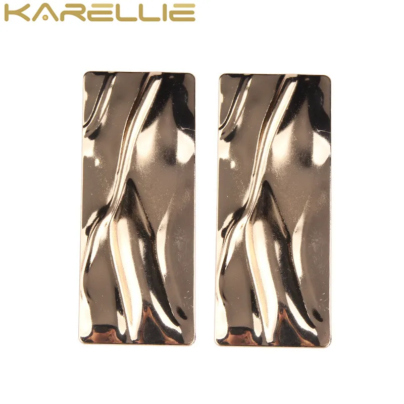 Karellie разноцветные Bijoux простой Серьги гвоздики для Новинки женщин Мода серебро