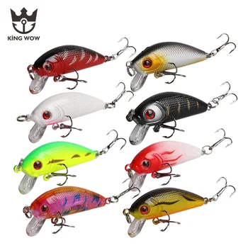 

2018 New Arrival Mixed Color 8pcs/Lot Fishing Lure Crankbait 4.5cm Mini Bait Artificial Make Fish Baits Wobbler Fishing Tackle