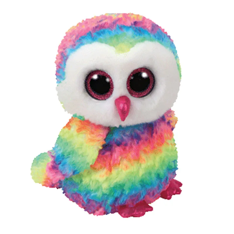 rainbow owl stuffed animal