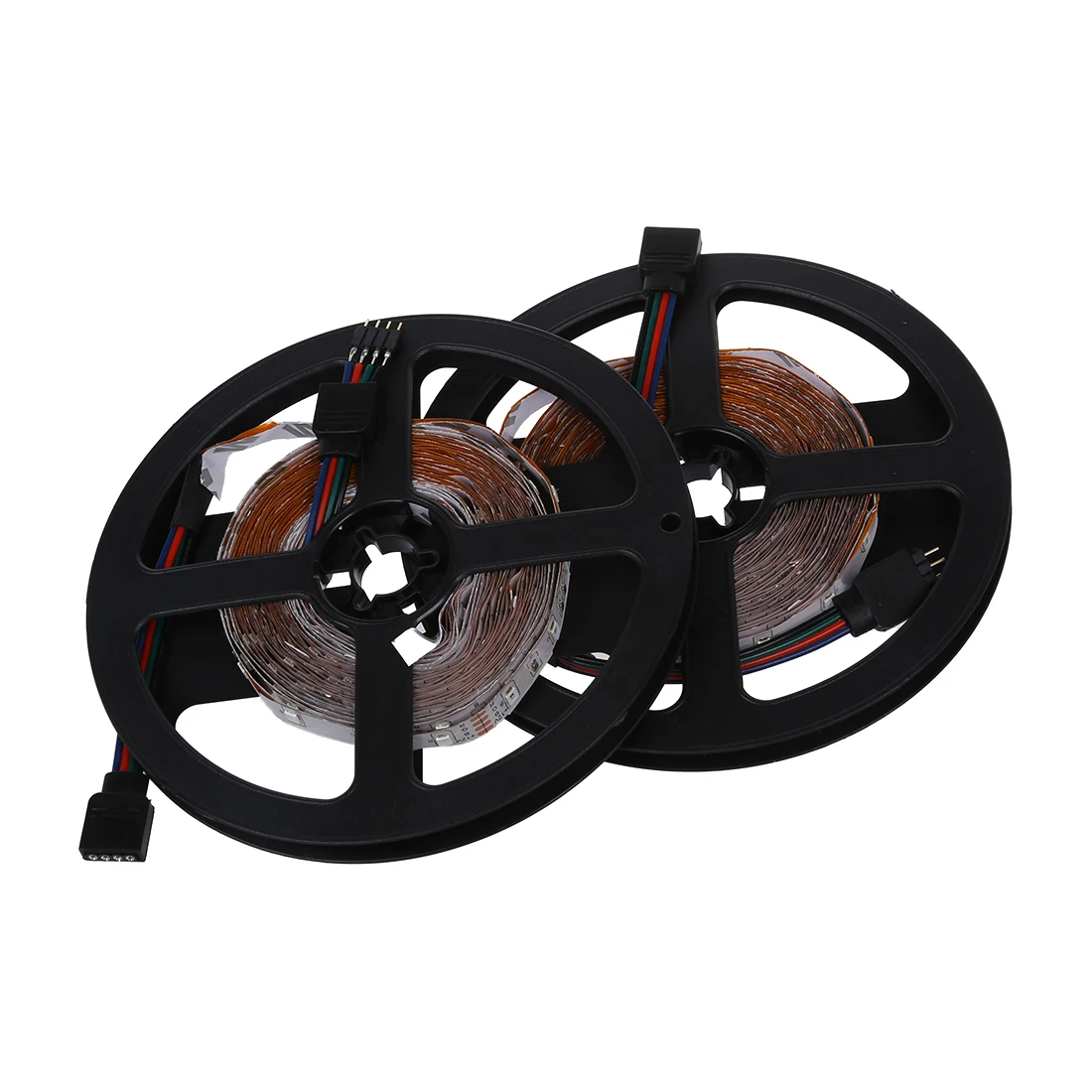 Big Discount ZFM 2x5M 10M 3528 SMD 600 RGB LED Strips Light Lamp DC 12V Party+24 Keys Controller 