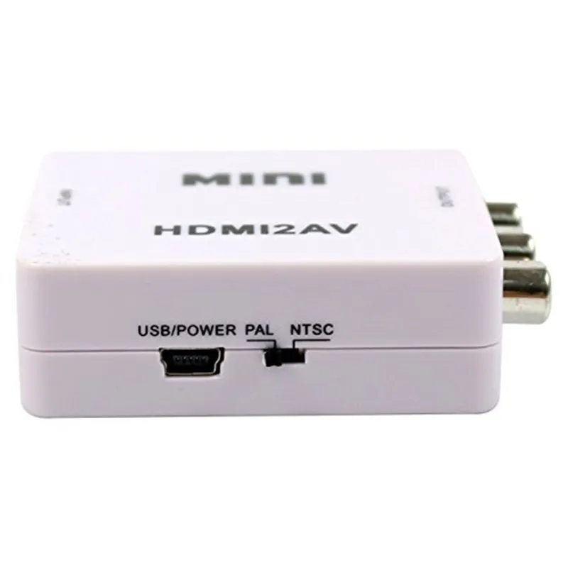  HDMI a AV Composito RCA CVBS Video Audio Convertitore di Segnale Per TV PS3 PS4 VIDEOREGISTRATORE V