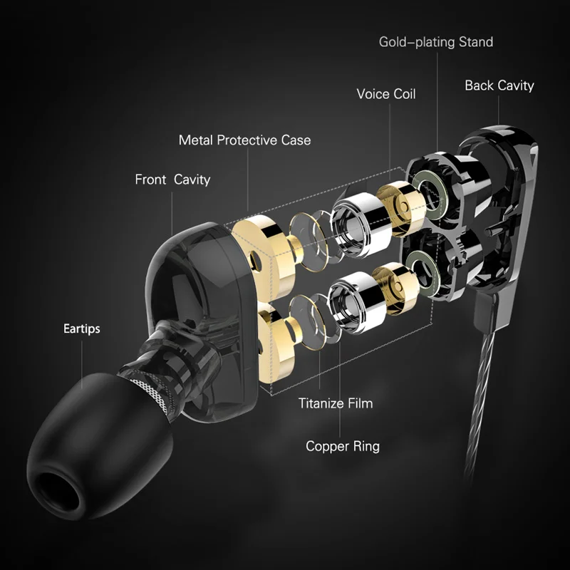 Langsdom номер Super Bass спортивные наушники Dual Driver с микрофоном стерео Hifi гарнитура