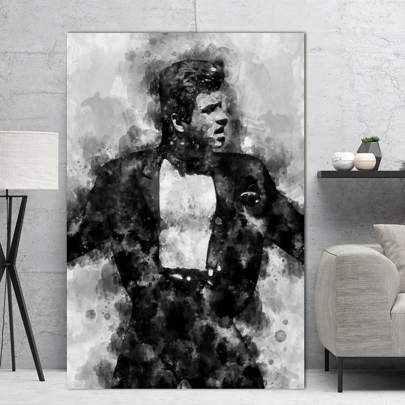 

George Michael watercolor Poster Art Canvas Painting Home Decor