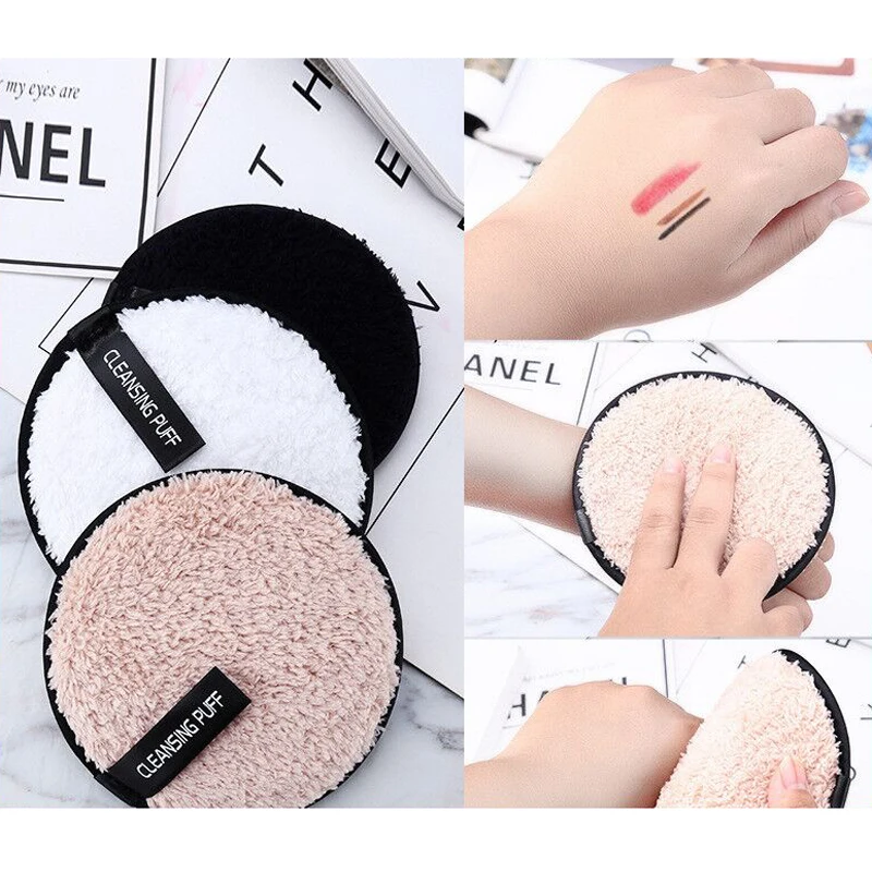 

1/3PCS Makeup Removal Sponge Flutter Wash Cleaning Cotton Flapping Reusable Wet Sponge Face Puff Soft Natural Cleanser Tools NEW