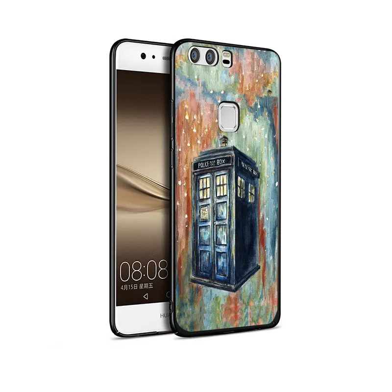 Dr Doctor Who Police Call Box Мягкий ТПУ силиконовый чехол для телефона Huawei P8 P9 P10 P20 P30 Pro Lite Mini P