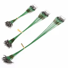 Горячая из нержавеющей стали с покрытием рыболовная приманка проводник Leader крючки вертлюжная Рыбалка инструменты 60 штук