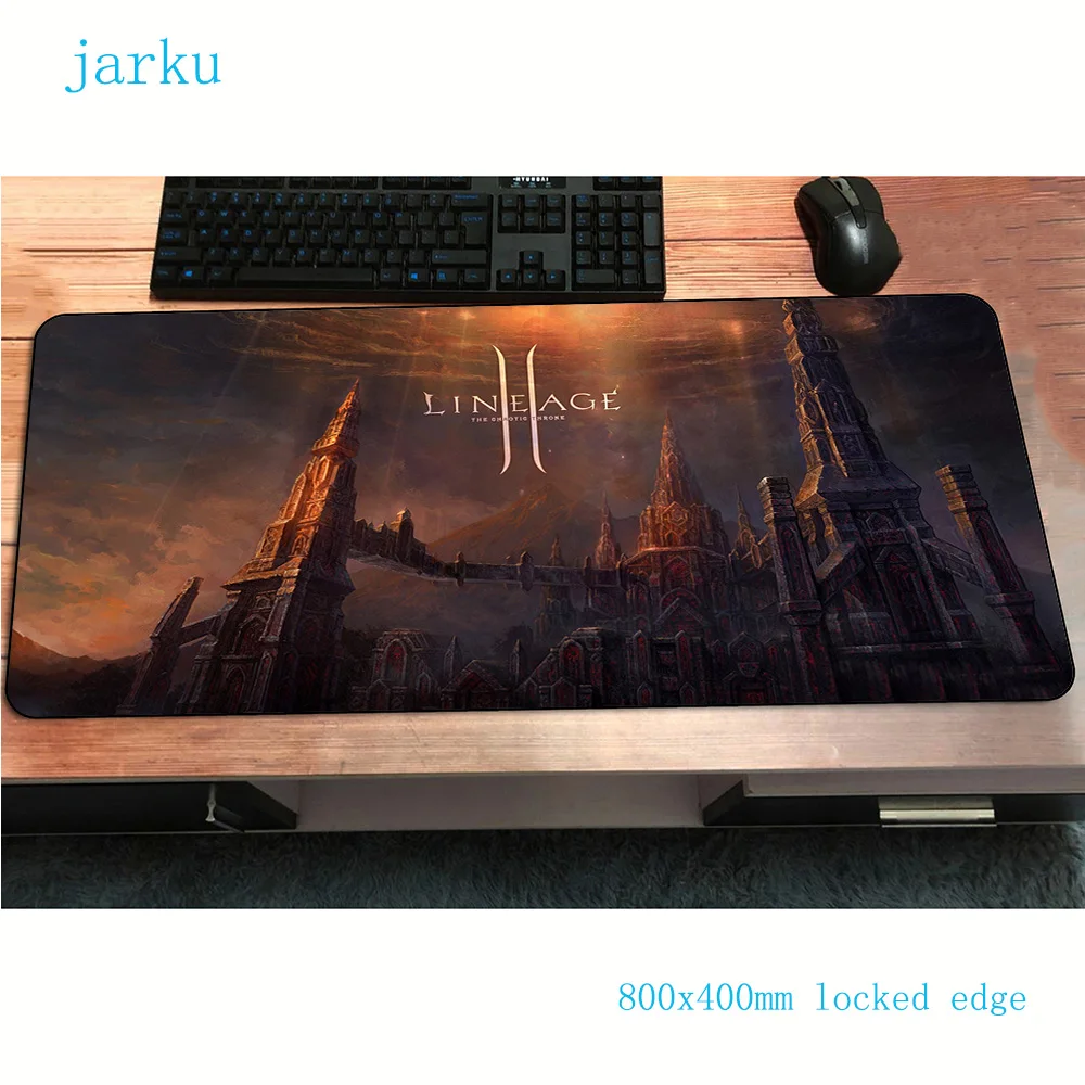 Игровой коврик для мыши lineage 2 с узором HD 800x400x3 мм игровой восхитительные
