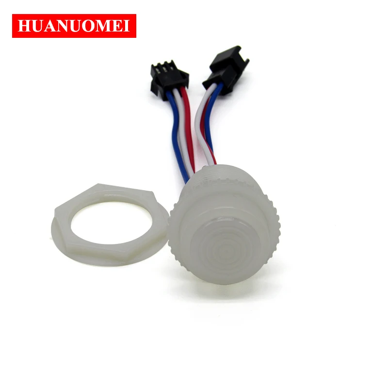 26mm 3LEDs UCS1903 rgb pixel led module 12v light 3pcs 5050 SMD RGB LED digital Waterproof IP67 Milky cover | Освещение
