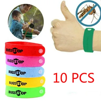 

10pcs Outdoor Non-toxic Mosquito Pest Bracelet DIY Toys accessories Protect Baby From Mosquito Baby Child Care Toys For Children