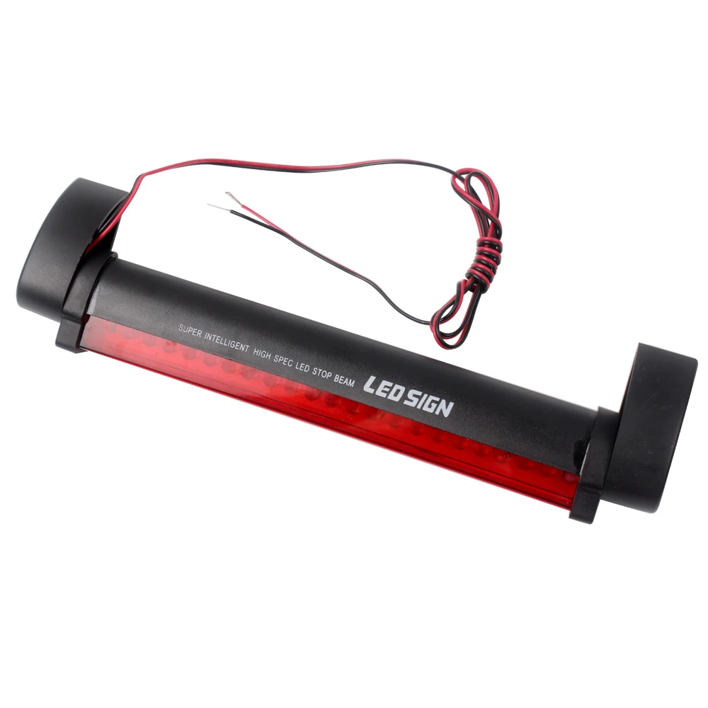 

Red Light Auto Warning Lamp Light Source 12V Stop Rear Tail Parking Lamp Universal Car-styling 14 24 32 48 LED Car Brake Light