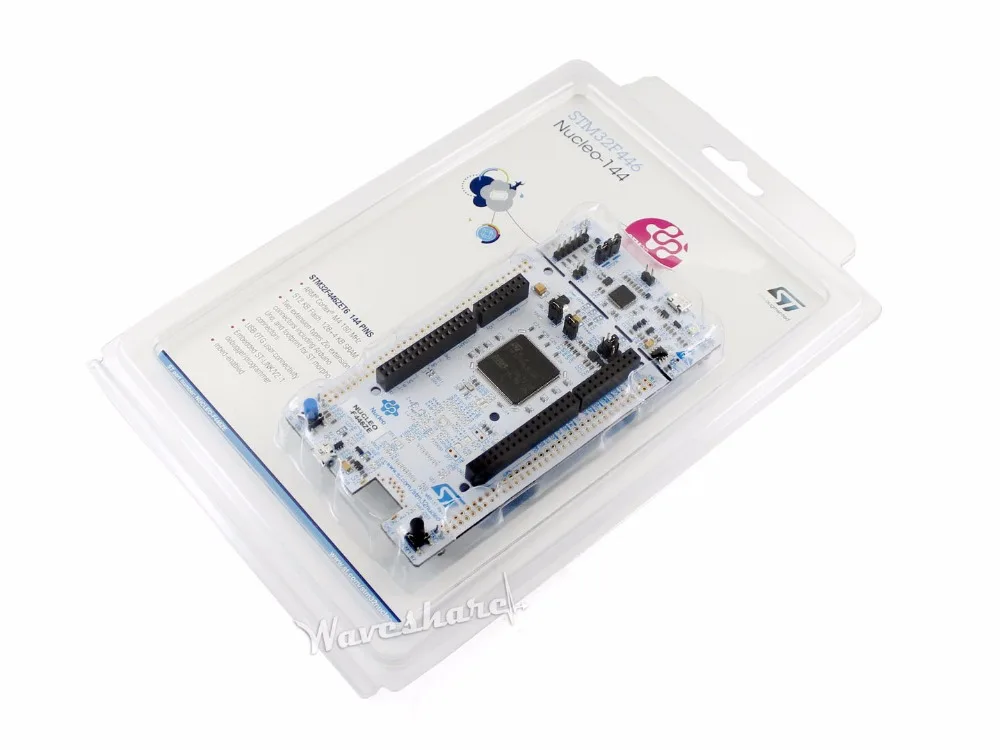 ST оригинальный NUCLEO-F446ZE STM32 Nucleo-144 Development Kit с STM32F446ZE MCU, для F4 серии. Встроенное программное обеспечение LQFP144 пакет