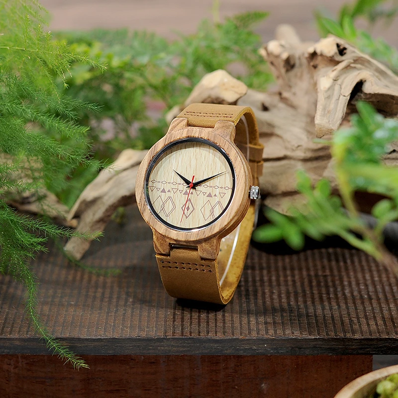 BOBO BIRD Men Watches Zebra Wooden Timepieces Top Brand Quartz Watch For Men relogio masculino Accept Logo Drop Shipping