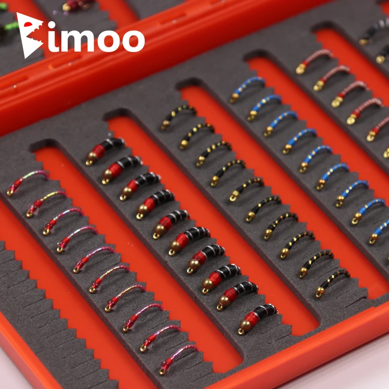 Bimoo 120 шт. комбинированные рыболовные крючки в виде мухи для ловли форели John Wood is Two