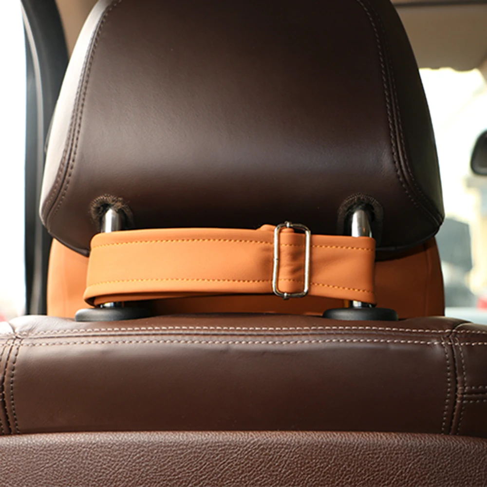 JINSERTA PU кожаный Автомобильный подголовник подушка для шеи Автоматическая спинка для сиденья Поддержка путешествия подушка накладка на стул мягкая подголовник подушка