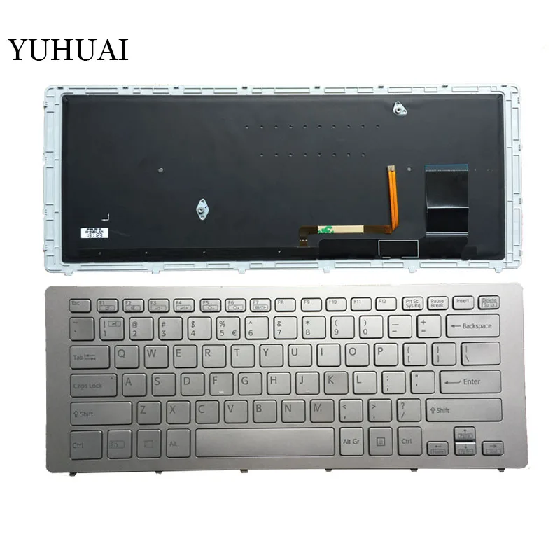 US Laptop Keyboard For SONY SVF15N Series SVF15N100C SVF15N18SCB SVF15N18SCP SVF15N18SCS Sliver English With backlight | Компьютеры и