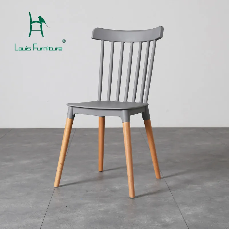 

Louis Fashion Dining Chairs Northern Europe Multi-functionModern Minimalist Creative Desk Study Restaurant