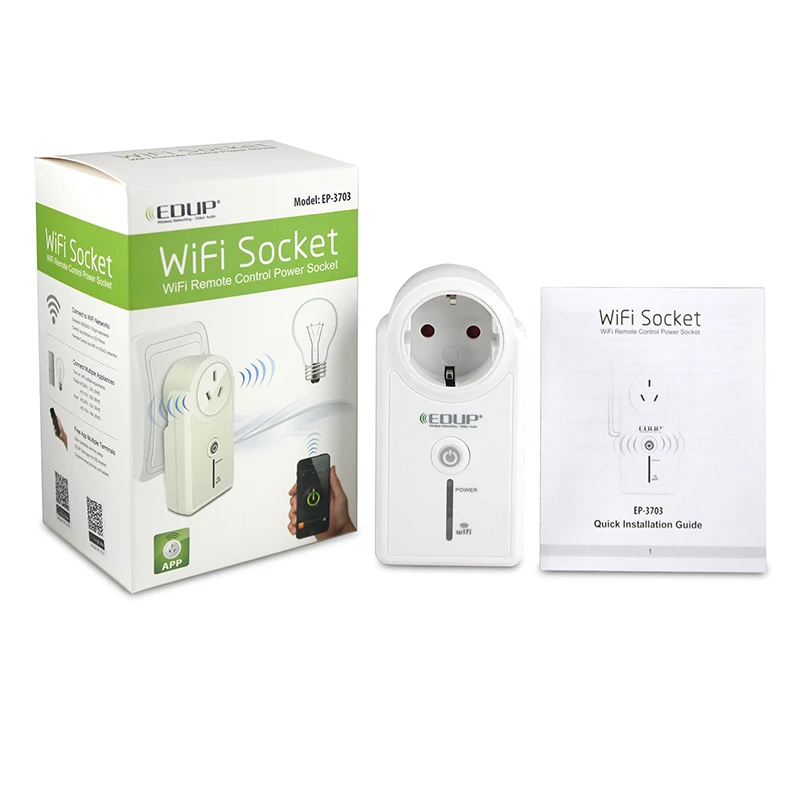 Edup Ep 3703 802 11b G N Free App Android Ios Softwar Smart Remote Control Wireless Wifi Socket 3g 4g Ul Eu British Stantard Wifi Dvr Wifi Desktopwifi Amazon Aliexpress
