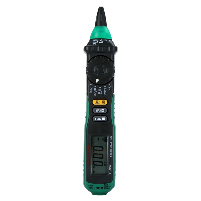baratas MASTECH MS8211D Portátil Pen Tipo Multímetro Digital Profissional, AC DC Tensão Resistência Atual Medição