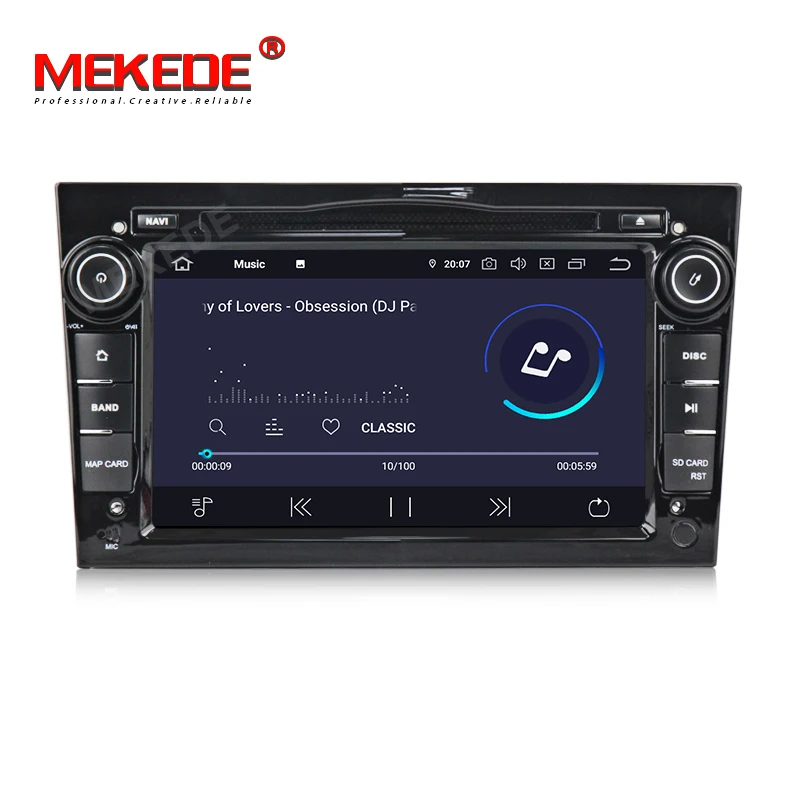 Excellent MEKEDE IPS DSP 2 Din Car Radio Android 9.0 Car DVD Player For Opel Corsa Vectra C D Meriva Vivaro Tigra Radio GPS Navi 16G map 2