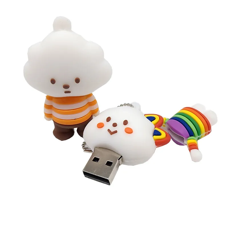USB flash drive real capacity pendrive cartoon Clouds memory stick 4GB 8GB 16GB 32GB 64GB Personalized gift pen drive cle usb