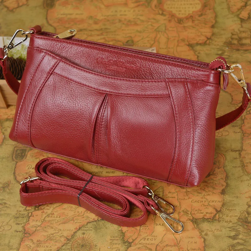 Women 100 Genuine font b Leather b font Bag Casual Cow font b Leather b font