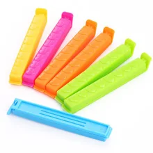 7p Корейская любовь печать большой уплотнительный зажим уплотнительный Зажим 7 Пак еда Снэк мешок хранения уплотнительные зажимы, уплотнительный зажим пластиковые пакеты+ B